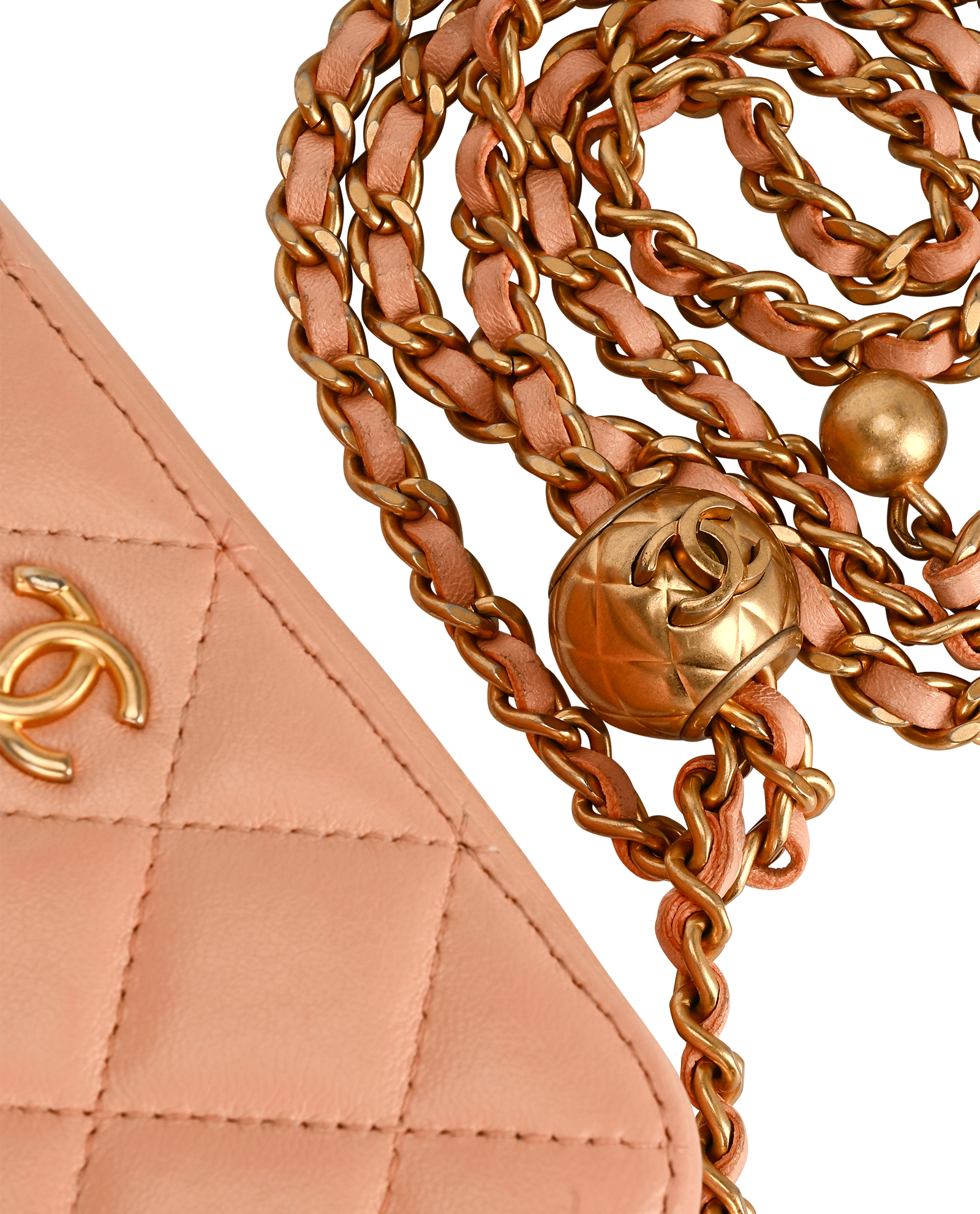 Pearl Crush Camera Bag, &pound;2,200, Handbags, Pink, Leather, Other view